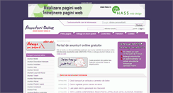 Desktop Screenshot of anunt-anunturi-online.ro